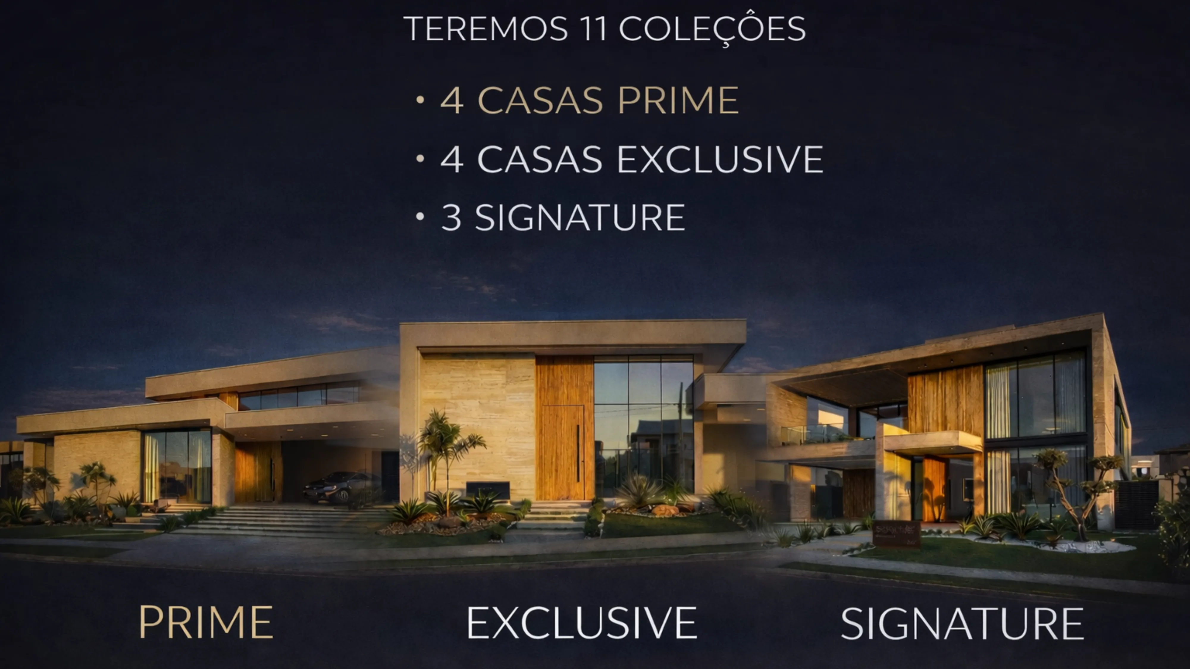 Tríade hierárquica · Prime · Exclusive · Signature